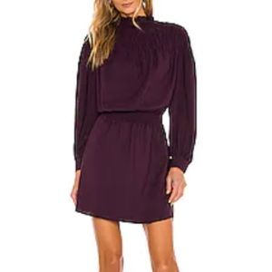 Deep plum, long sleeve dress!